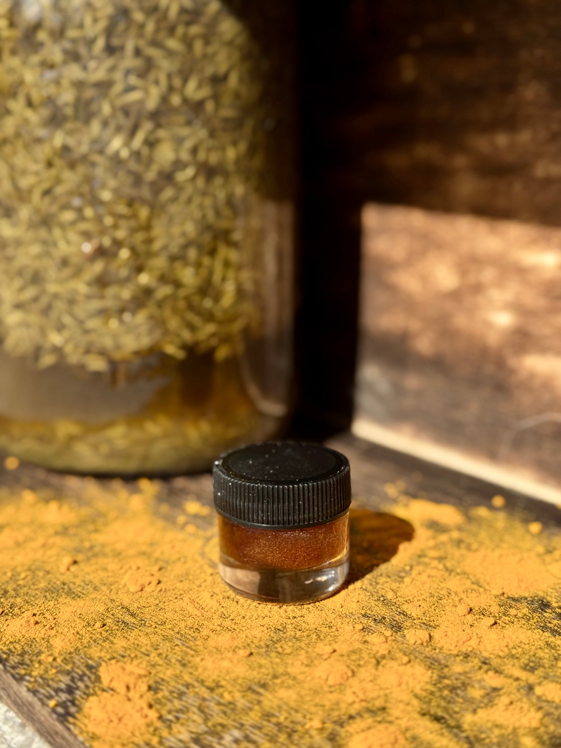 Small jar of anti-inflammatory Ointment at The Salt and Light House