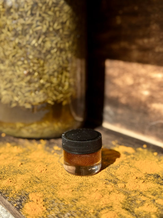 Small jar of anti-inflammatory Ointment at The Salt and Light House